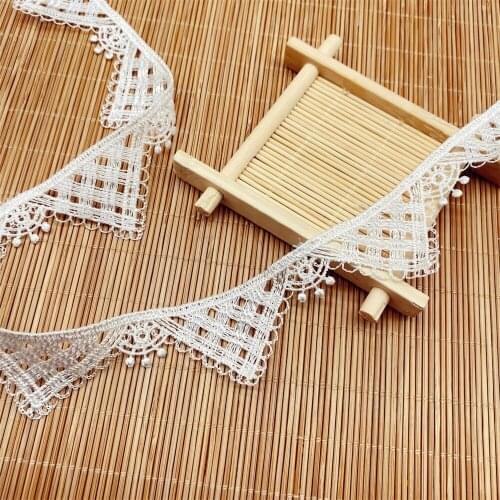 Triangular Unilateral Polyester Bar Code Lace Trim Embroidered DIY Sewing Material Sewing Accessories V2908