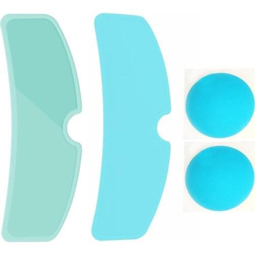 Universal Round Shape Motorcycle Helmet Optional Clear Rainproof Film Anti Rain Anti-Fog Water Proof Patch Screen For Helmets