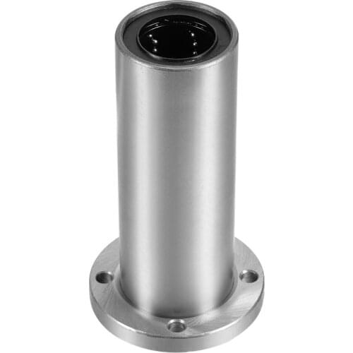 Uxcell LM25UU Extra Long Round Flange Linear Ball Bearings, 25mm Bore Dia, 40mm OD, 112mm Length 1Pcs