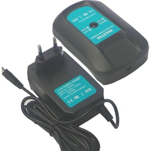 18V/20V Li-ion battery Fast Charger WA3742 for Worx WA3742 WA3742 WG155 WG160 WG255 WG545 WA3525 WA3520 US/EU