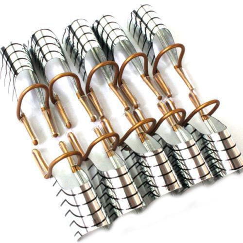 10Pcs Nail Art Reusable UV Gel Acrylic French Tips Extension Guide Forms Tips