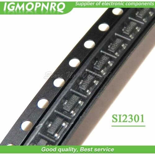 100pcs SI2301CDS SI2301BDS SI2301 A1SHB SOT23-3 MOSFET 20V 3.1A 1.6W 112 mohms @ 4.5V new original