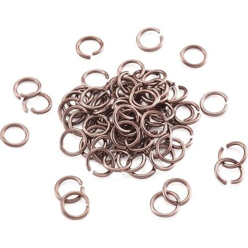 10g 6x0.8mm Aluminum Wire Open Jump Rings for jewelry Making DIY Accessories 19 Colors Open Jump Rings about 430pcs/10g F80
