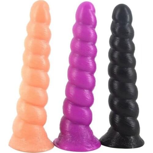Features of conch skin Masturbator Prostate Massager Dildos Butt Plug ​Silicone Anal Beads Dilator Big Realistic Penis Sex Toys
