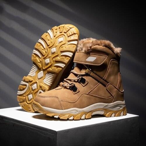 Childrens Shoes Russia Winter Martin Boots Boys Girls Fashion Warm Snow Boots Non-slip Sports Shoes Cotton Waterproof Shoes