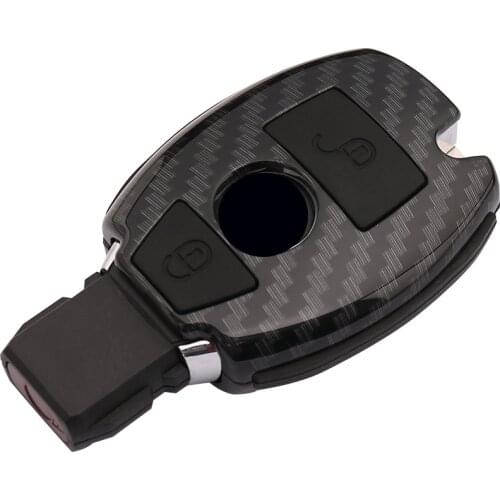 For benz EBAGGLAGLCGLKCLS Key case ABS Keychain Remote Smart Key Protective case Car styling Carbon fiber car key case