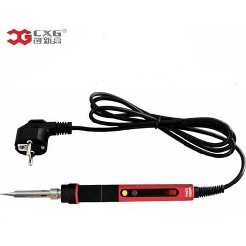 Wholesale Electric Soldering iron LED Digital Adjustable Temperature EU plug CXG E60WT Welding Solder Station Heat Pencil
