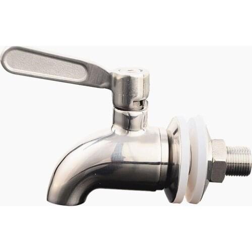 Glass Bottle Tap 16mm Bibcock 304 Stainless Steel Wine Jar Faucet Glass Wine Liquor Drink Barrel Bottle Tap,JO21036