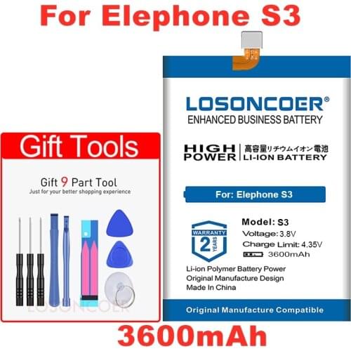 LOSONCOER Elephone S3 Batteries