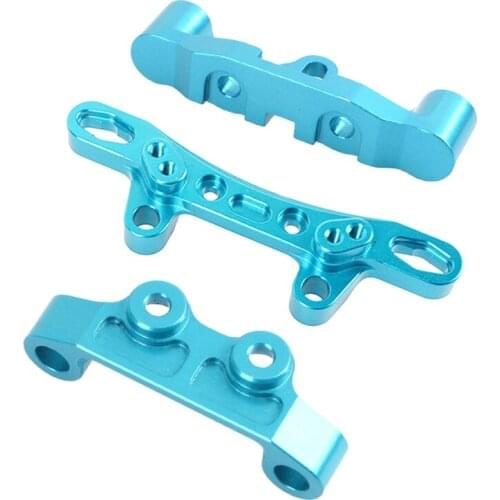 Metal Shock Tower Damper Plate Upper Lower Arm Mount for Tamiya TT02 TT-02 1/10 RC Car Upgrade Parts Accessories
