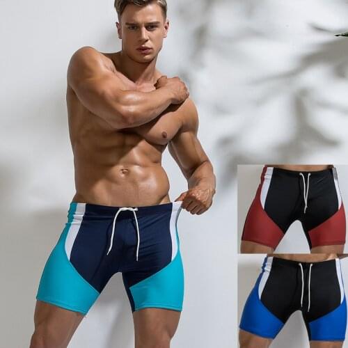 Men Swimwear Speed Summer Sportswear Surfing Swimming Trunks Boxer Swimsuits Sunga Masculina Zwembroek Costume Da Bagno Uomo