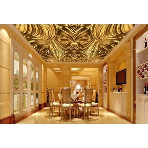 Japanese wallpaper mural 3D ceiling Embossed European court 3d wallpaper Living room bedroom ceiling photo wallpaper home decor