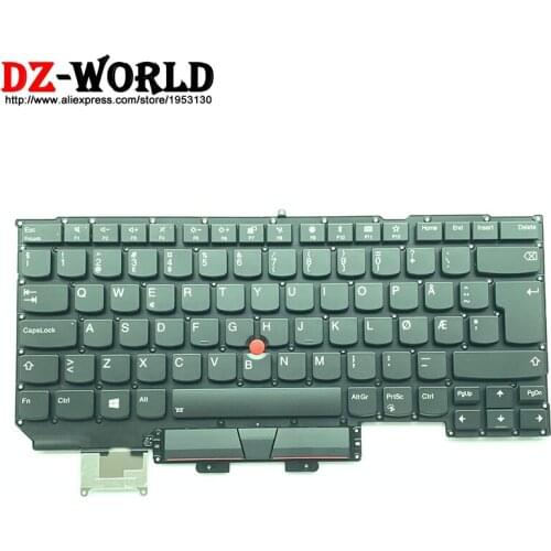 New BL No Norwegian Backlit Keyboard for Lenovo Thinkpad X1 Carbon 6th Norway Backlight Teclado SN20P38726