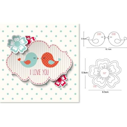 Flower Birds Dies Mold for Scrapbook Card Making 2020 new Metal Cutting Dies embossing Craft Dies Mould Stencil