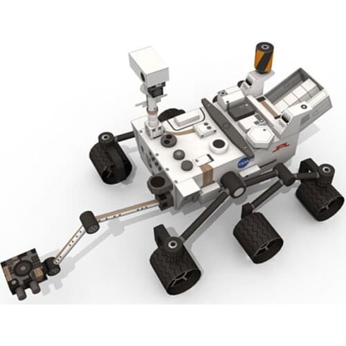 Mars rover Curiosity robot probe DIY 3D paper model