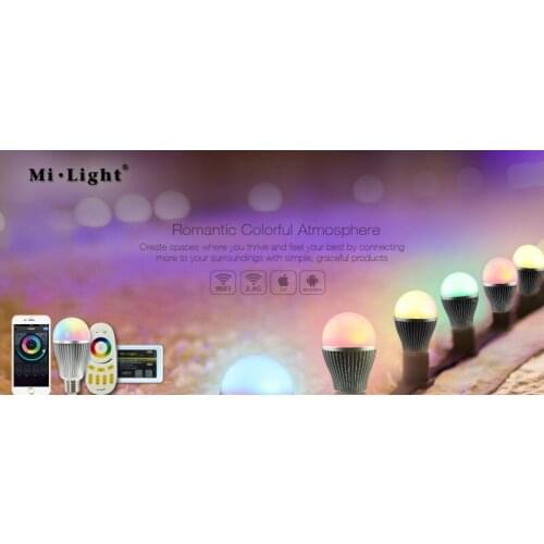 [Seven neon]AC85-265V E26/E27/B22 Wifi 2.4G Remote Control Led Lamp Brightness RGBW Dimmable LED Bulb