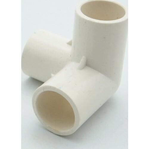 25mm ID 3 Way PVC Tube Joint Pipe Fitting Coupler Adapter Water Connector For Garden Irrigation System DIY