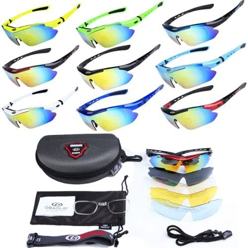 Cycling Sunglasses 10 Colors For Choice Polarized Unisex MTB Bike Goggles Sports Outdoor MTB Bicycle Eyewear 5 Lens
