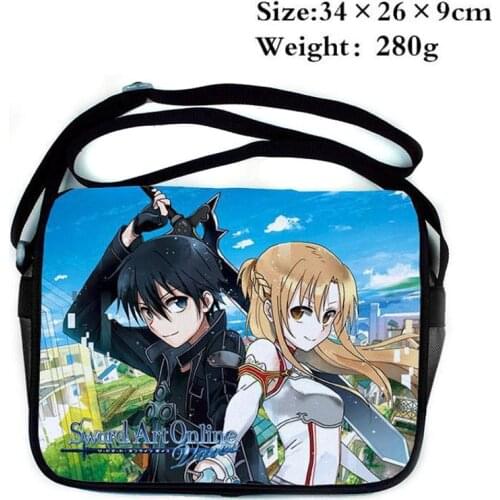 Anime Sword Art Online Polyester Aslant Shoulder Bag