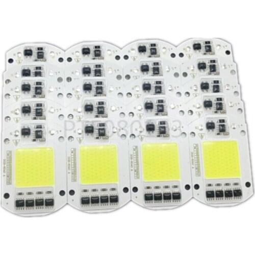 LED COB Lamp Chip 50W 220V 110V Input Smart IC Driver Fit For Outdoor DIY LED Floodlight Spotlight Cold Warm White