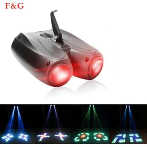 LED Moonflower effect licht Kleine Luchtschip Handleiding 64RGBW Kleur Veranderende 10W Led Magic parrtern project voor KTV Clu