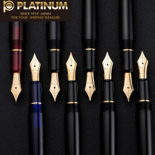 Japan Original platinum 3776 century PNB - 13000 14k gold fountain pen business office classic Transparent pen soft nib