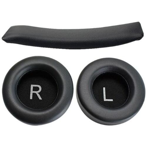 1Set Leather Ear Cushion Cover Headband for AKG K540 K545 K845 K845BT Headphone