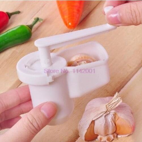 100pcs Kitchen Helper Handle Garlic Ginger Shredder Cutter Chopper Presser Tool Gadgets