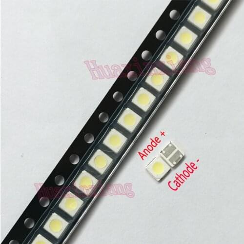 100pcs/Lot Lextar SMD LED 3030 3V 1.8W Cool white High Power For TV Backlight Application 3.0*3.0*0.6