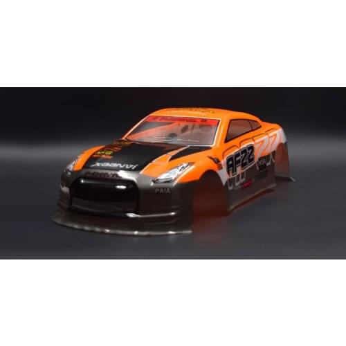 2018 New arrival R35 1/10 RC racing drift car PVC body shell size 445*185cm wheel base 260cm