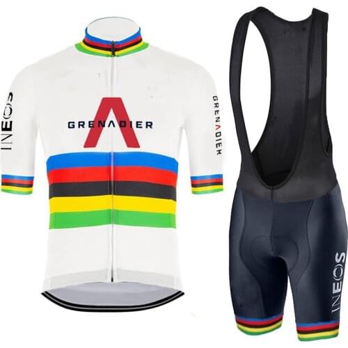 2020 INEOS Grenadier Cycling Jersey Set Mens Summer Cycling Clothing Road Bike Suit Bicycle Bib Shorts MTB Maillot Culotte