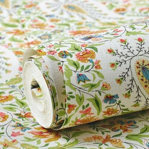 53cmx10m Nordic Style Pastoral Small Floral Wallpapers Living Room Warm Bedroom Background Home Modern Minimalist Waterproof