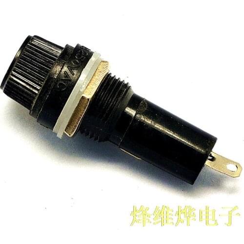 6 * 30 high-quality fuse holder fuse holder / fuse holder 10A / 250V high-temperature ( 40 )