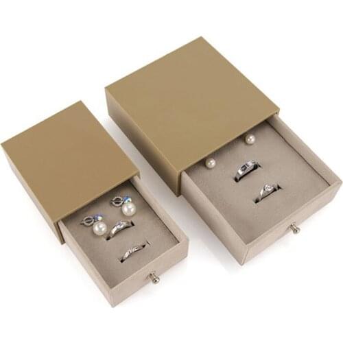 Acrylic Drawer Jewelry Box Organizer Fashion Jewellery Set Storage Display Ring Earring Pendant Necklace Gift Packaging Case