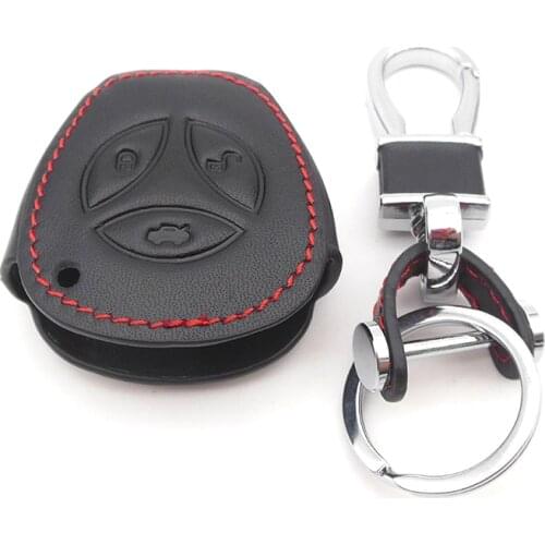 Car Styling ,Car keychain Leather With Buckle Key Cover For LADA Priora Sedan sport Kalina Granta Vesta X-Ray XRay