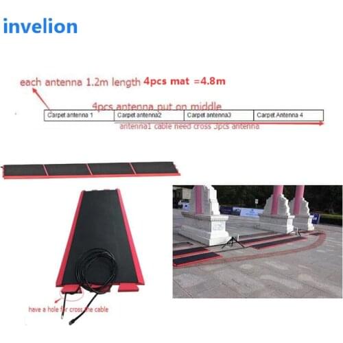 Marathon sports timing 865-868mhz 902-928mhz mat antenna rfid uhf ground 1200*500*20mm compatible with impinj speedway reader