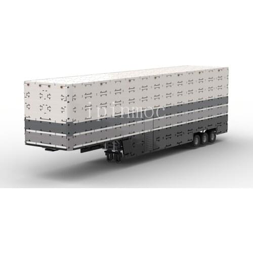 MOC-50070 Dynamic Version RC Technic Locomotive Container Bricks Small Particle DIY Building Block Model Gift