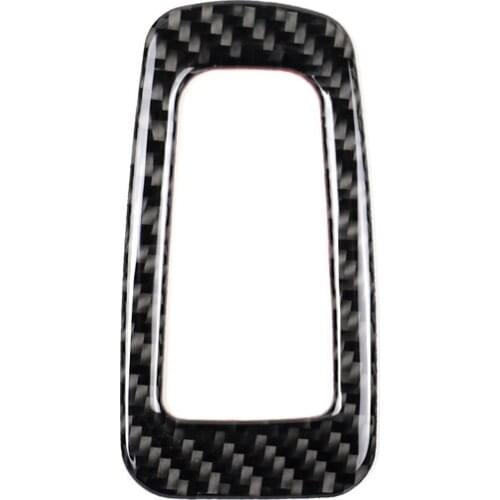 Carbon Fiber Car P Button Electronic Handbrake Frame Cover Trim For Mercedes Benz C Class E-class W205 GLC X253
