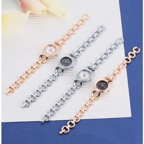 Fashion Bracelet Watch Women Alloy Luxury Watch Quartz Wristwatch Classic Gold Ladies Casual Business Watch