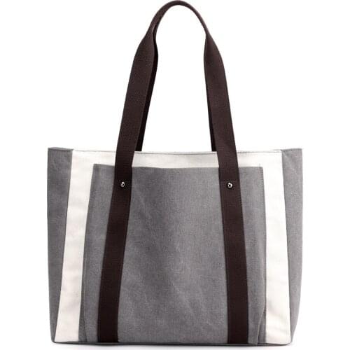 Fashion Canvas Women Handbags High Quality Ladies Large Capacity Tote Shoulder Bag Casual Female Big Handbag Messenger Bags New