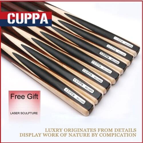 New Arrival Cuppa 3 /4 Snooker Cues Sticks 9.8mm Tips Snooker Cue Brands China