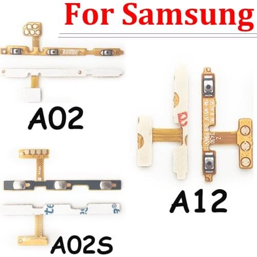 Power Switch On/Off Button Volume Key Button Flex Cable For Samsung Galaxy A02 A02S A12