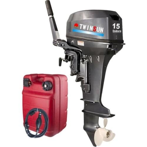 TWINSUN 15HP outboard motor2 stroke short shaft outboard engine outboards 15HP boat motor 15HP yacht engine yamaha boat engine