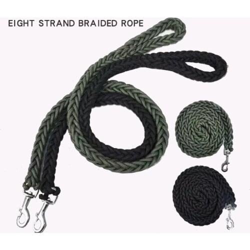 Nylon Dog Harness Leash For Medium Large Dogs Leads Pet Training Running Walking Safety Mountain Climb Big Dog Tenacity Ropes