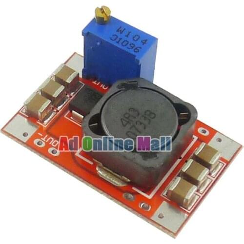 10PCS/LOT DC Converter Step Up power module Wide Voltage Input 2.5-25V to 5-25V Boost Linear Power