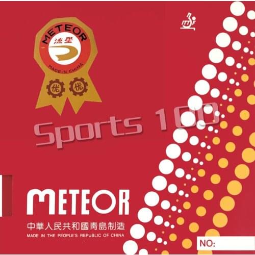 METEOR 813 Pips in Rubber in table tennis racket Ping Pong paddle bat ( Blue Sponge )
