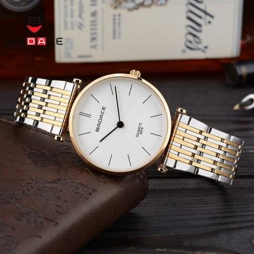 BADACE Luxury Top Brand Quartz Watch Women 2018 Fashion New Gold Watches Woman Clock Stainless Steel Waterproof Wristwatch 9976