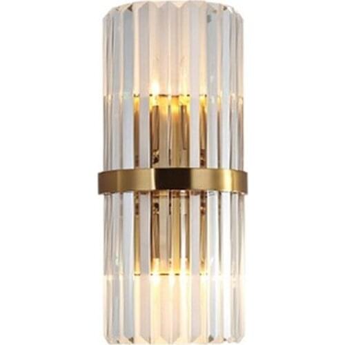 Modern LED Crystal Wall Light Creative Design Gold Home Decoration Lighting Fixture Bedroom Hallway Wall Sconce Lamp