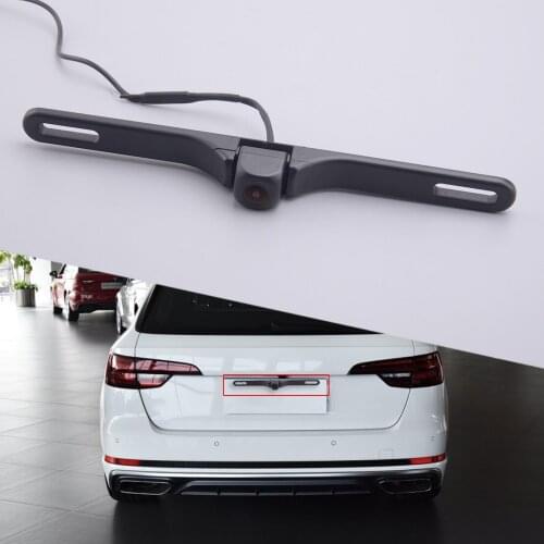 Universal Car 12V WiFi Wireless Car License Plate Rear View Backup Reverse Camera For Phone Display