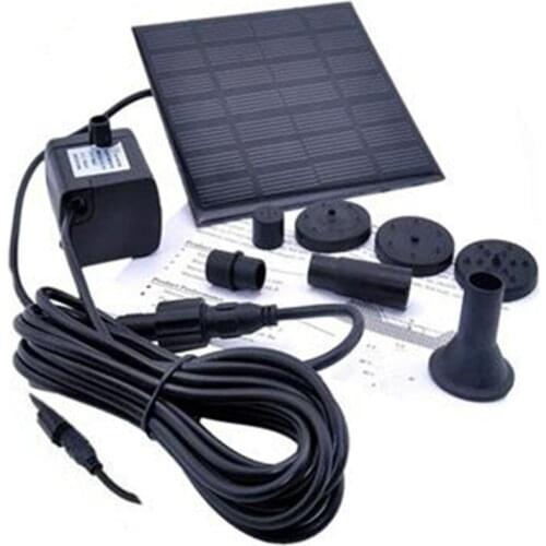 1.2 W Solar Power Panel Water Pump 7 V Garden Brushless Pond Fountain Pool Water Pump Aquarium Fish Water Pump
